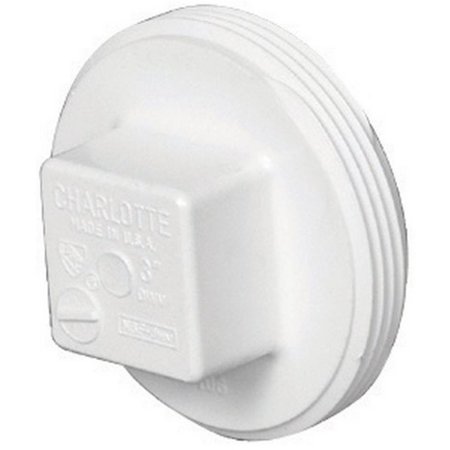 CHARLOTTE PVC001061000HA 3 in Cleanout Plug 42689